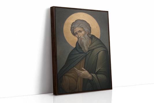 Byzantine Contemplation in Emerald Robes