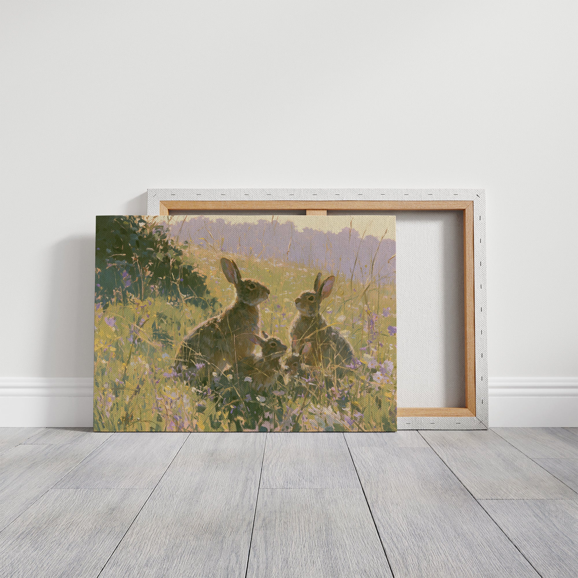 Rabbits, Golden Meadow Light
