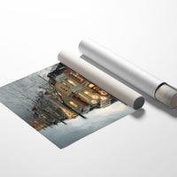 Warm Lights on a Winter Street