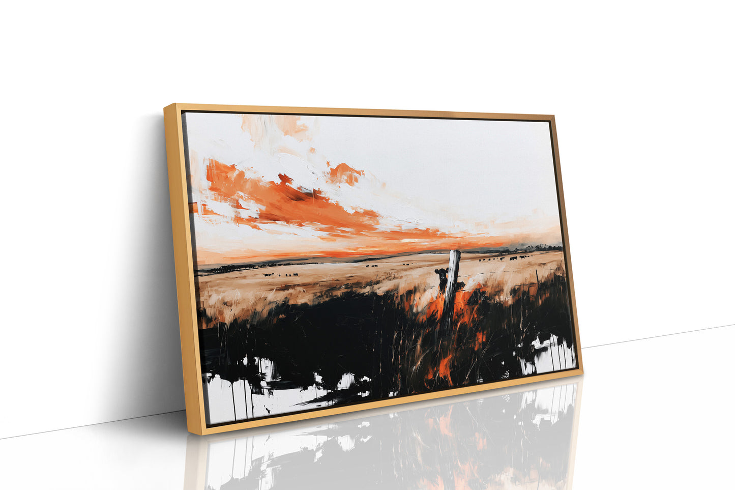 Embers Over the Grazing Fields