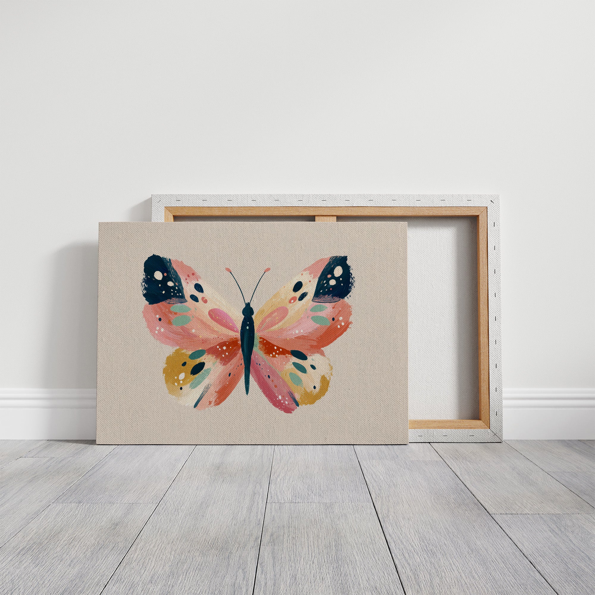 Brushstroke Metamorphosis: Coral Symphony
