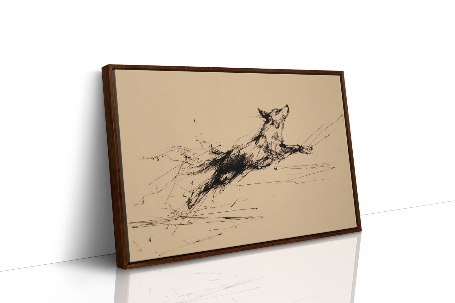 Wild Spirit Captured In Gestural Ink