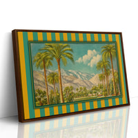 Palms Bow To Mountain Majesty