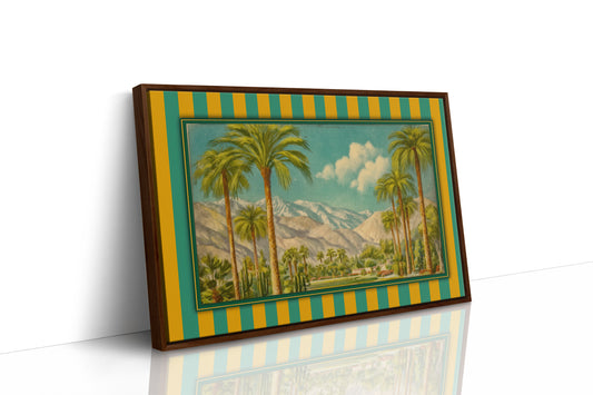 Palms Bow To Mountain Majesty