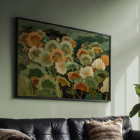 Sunlit Poppies Dance In Jade