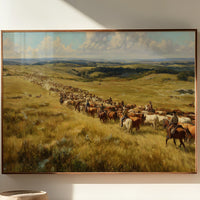 Prairie Dust Follows The Herd