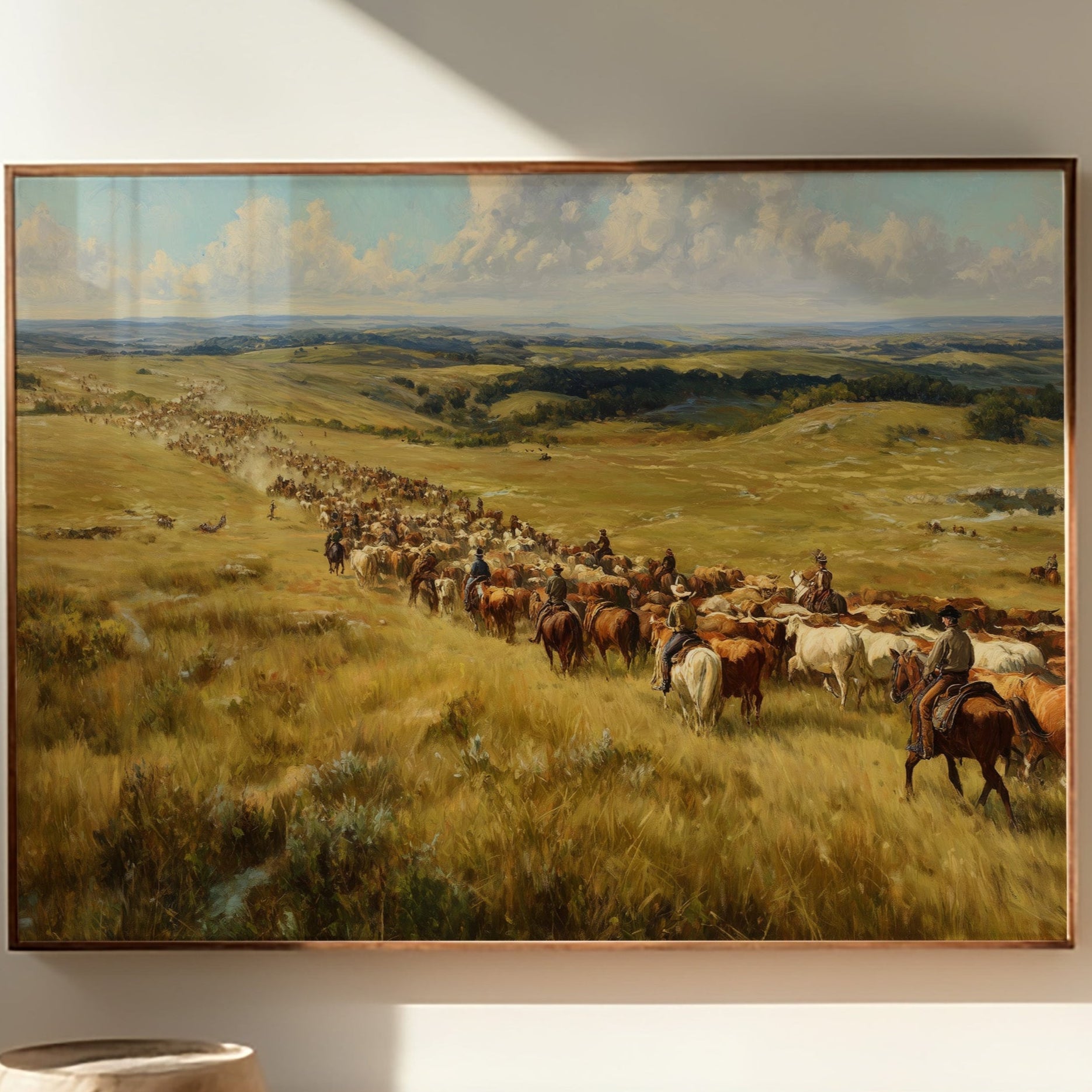 Prairie Dust Follows The Herd