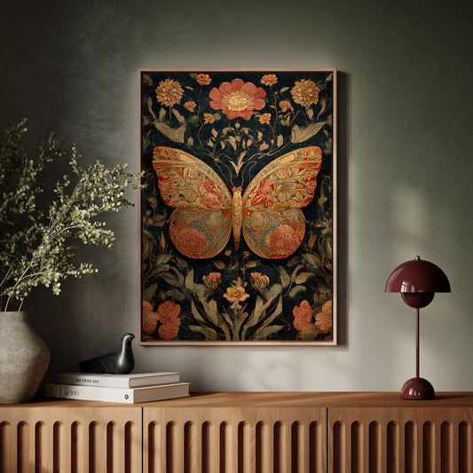 Embroidered Wings of a Forgotten Garden