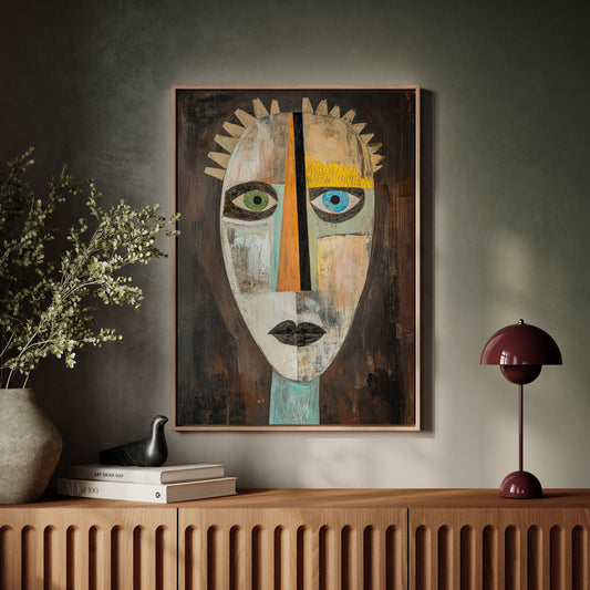 Divided Face Speaks Ancient Stories
