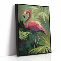 Tropical Grace Among Palm Shadows