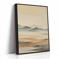 Distant Peaks Paint Desert Dawn