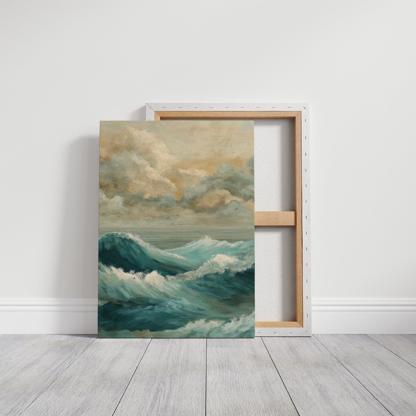 Sea Memory In Wooden Frame