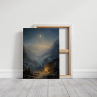 Celestial Beacon Over Mountain Refuge