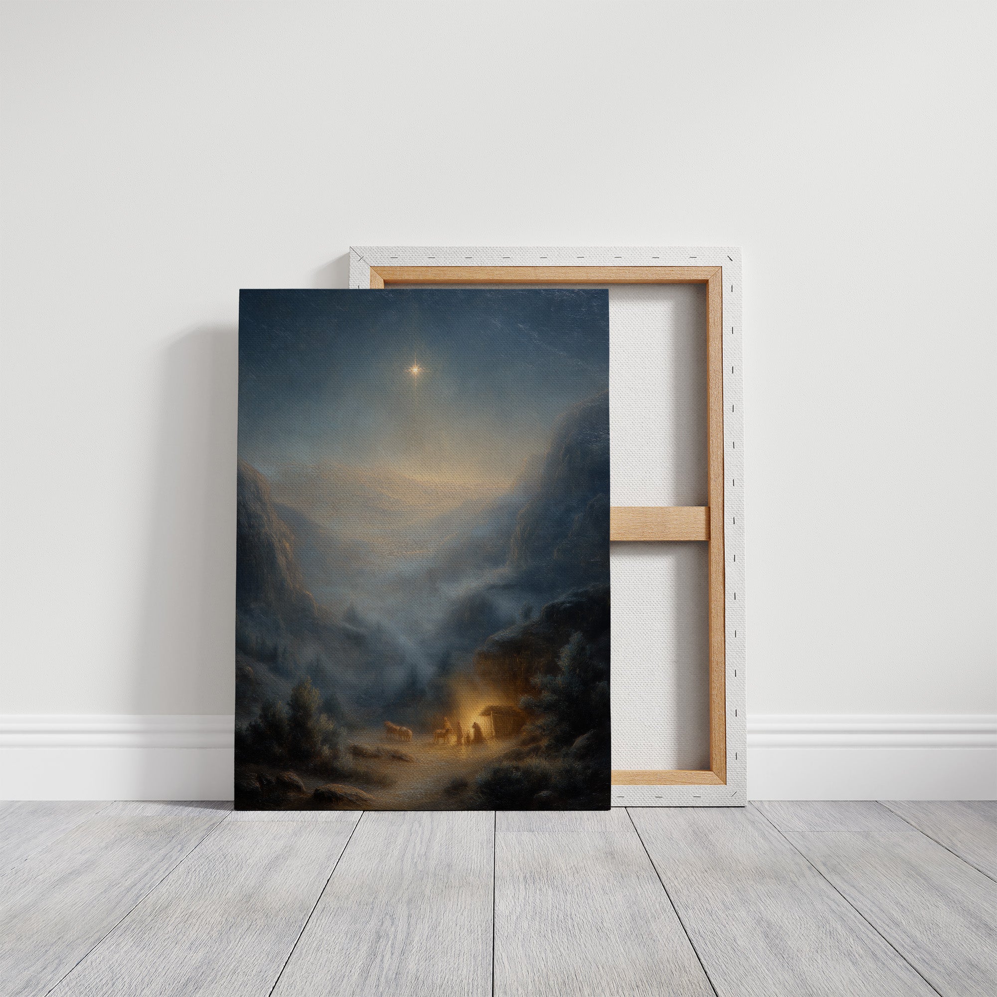 Celestial Beacon Over Mountain Refuge