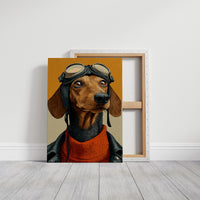 Wide-Eyed Aviator Pup