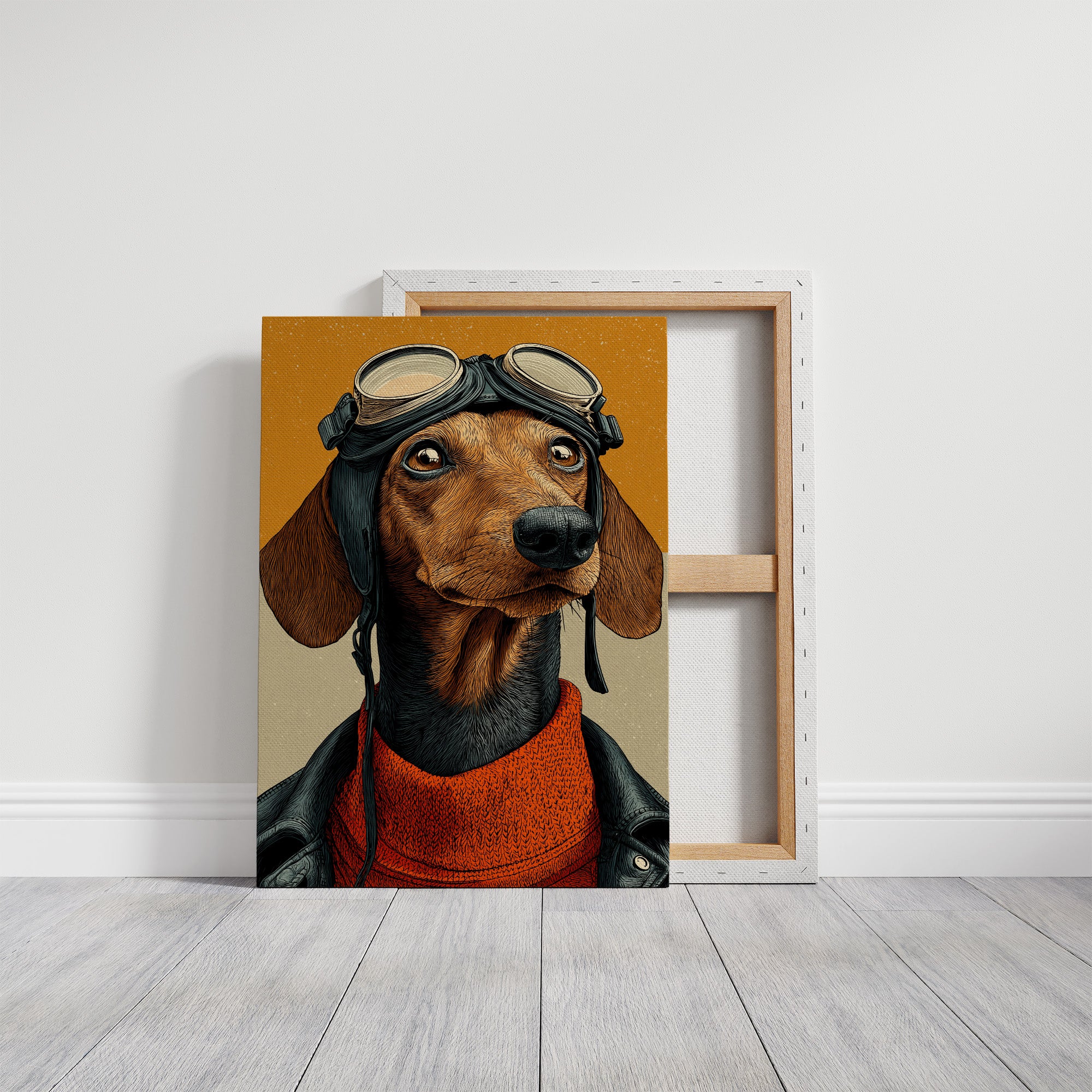 Wide-Eyed Aviator Pup