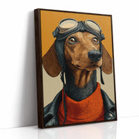 Wide-Eyed Aviator Pup