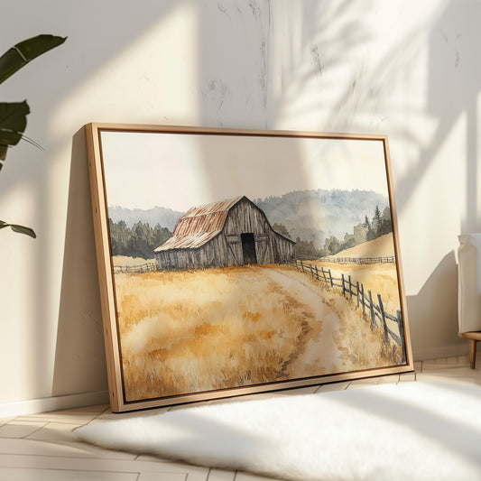 Autumn Fields Lead Home Again