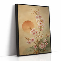 Cherry Blossoms Dance With Setting Sun