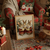 Winter Rabbits Sing Their Carols
