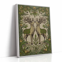 Winter Stags Dance Among Vines