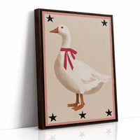 The Goose With A Red Ribbon