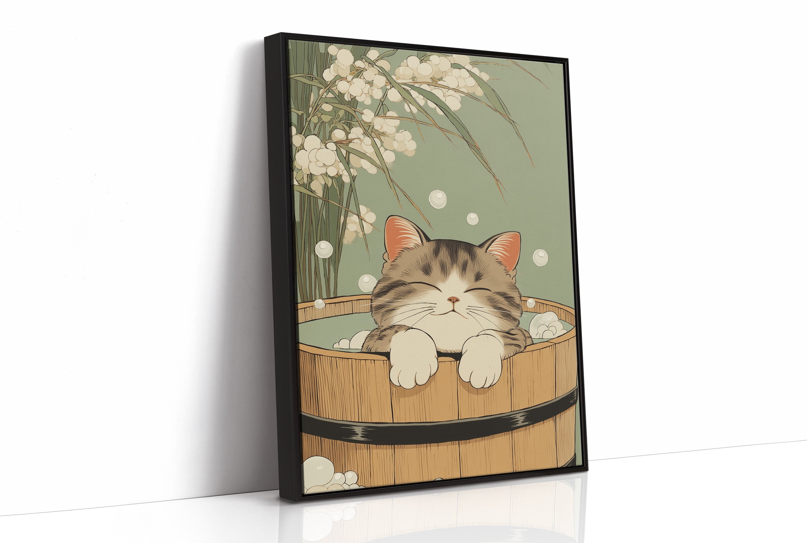 Kitten's Bamboo Bath Sanctuary Dreams