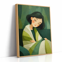 She Rests Inside the Green