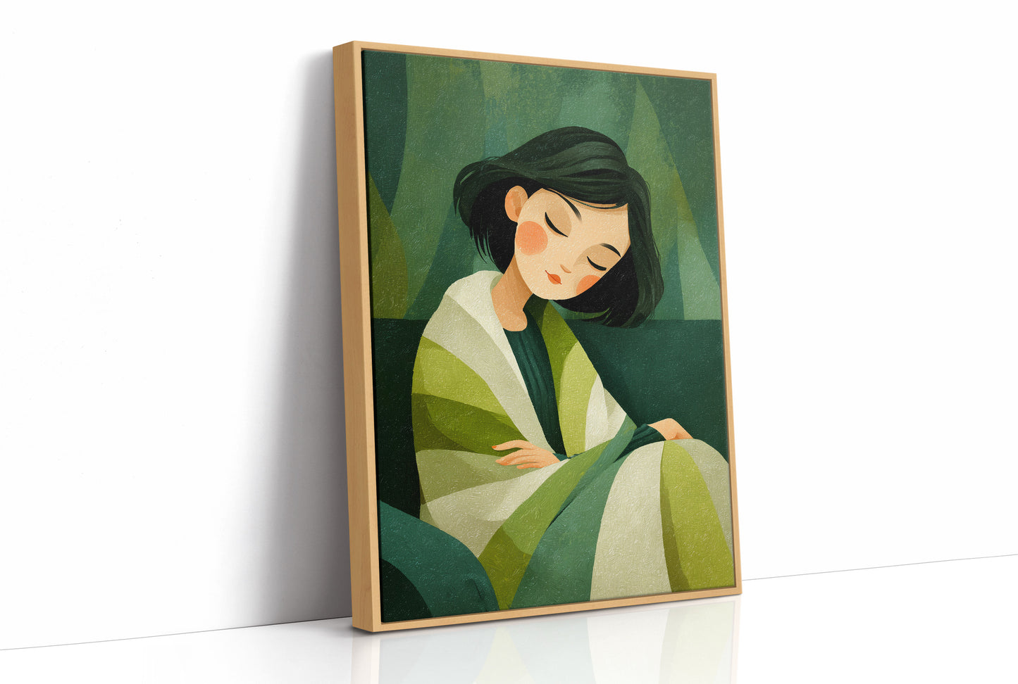 She Rests Inside the Green