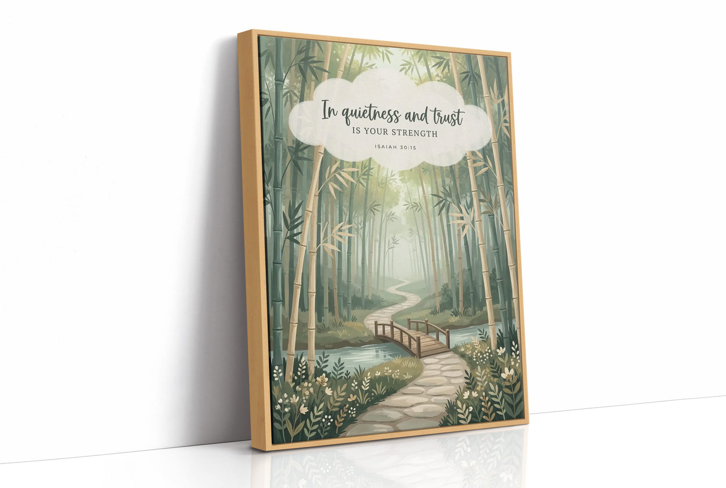 In Quietness and Trust: Bamboo Forest Bridge