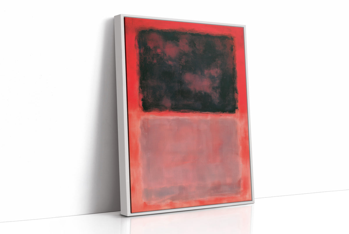 Red Black Color Field Study