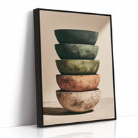 Stacked Stoneware: Earth to Moss