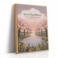 Great Is Thy Faithfulness: Cherry Blossom River