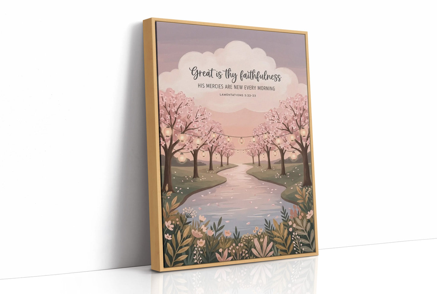 Great Is Thy Faithfulness: Cherry Blossom River