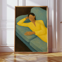 Sunlit Moments On Turquoise Velvet