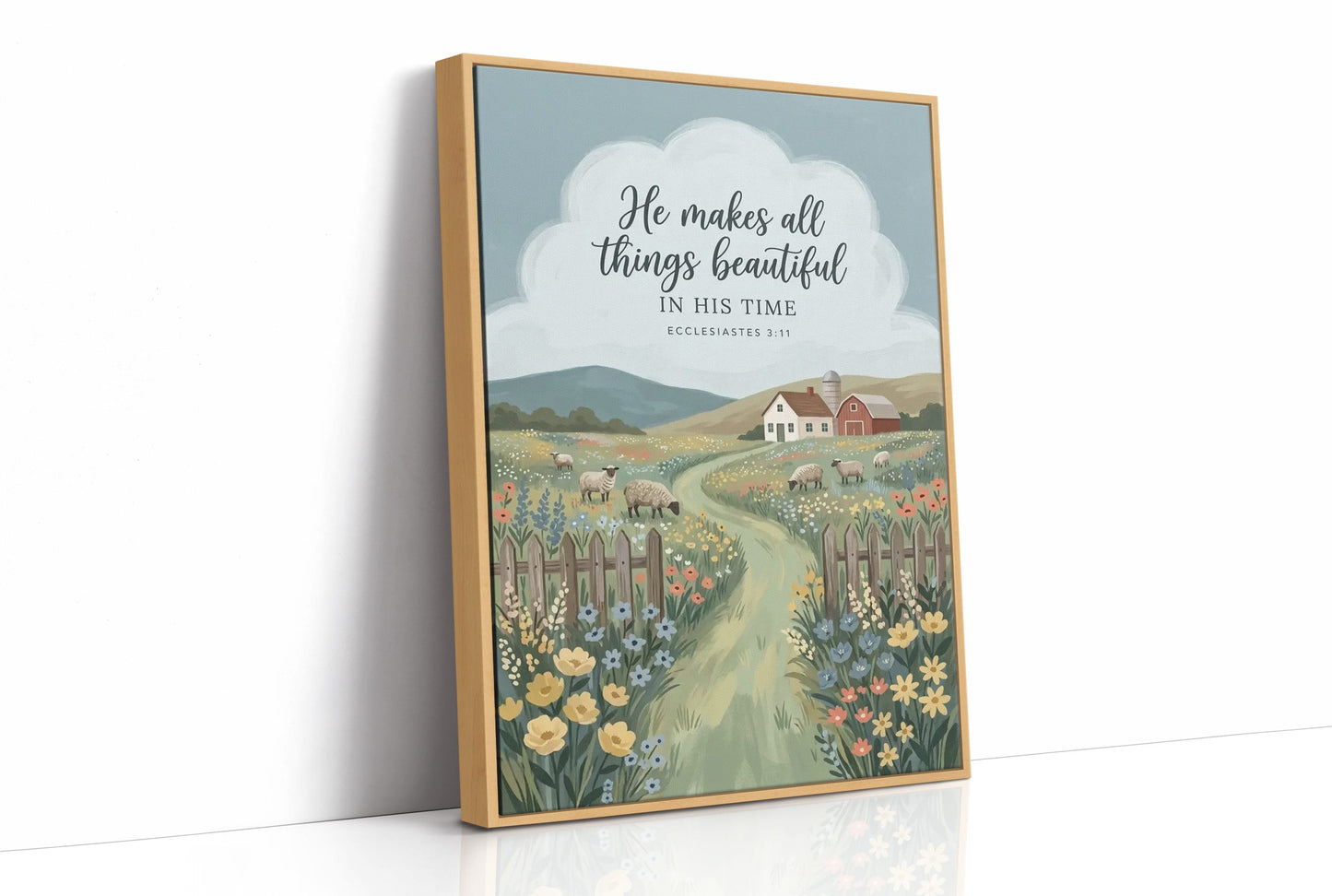 He Makes All Things Beautiful: Sheep Pasture Farmhouse