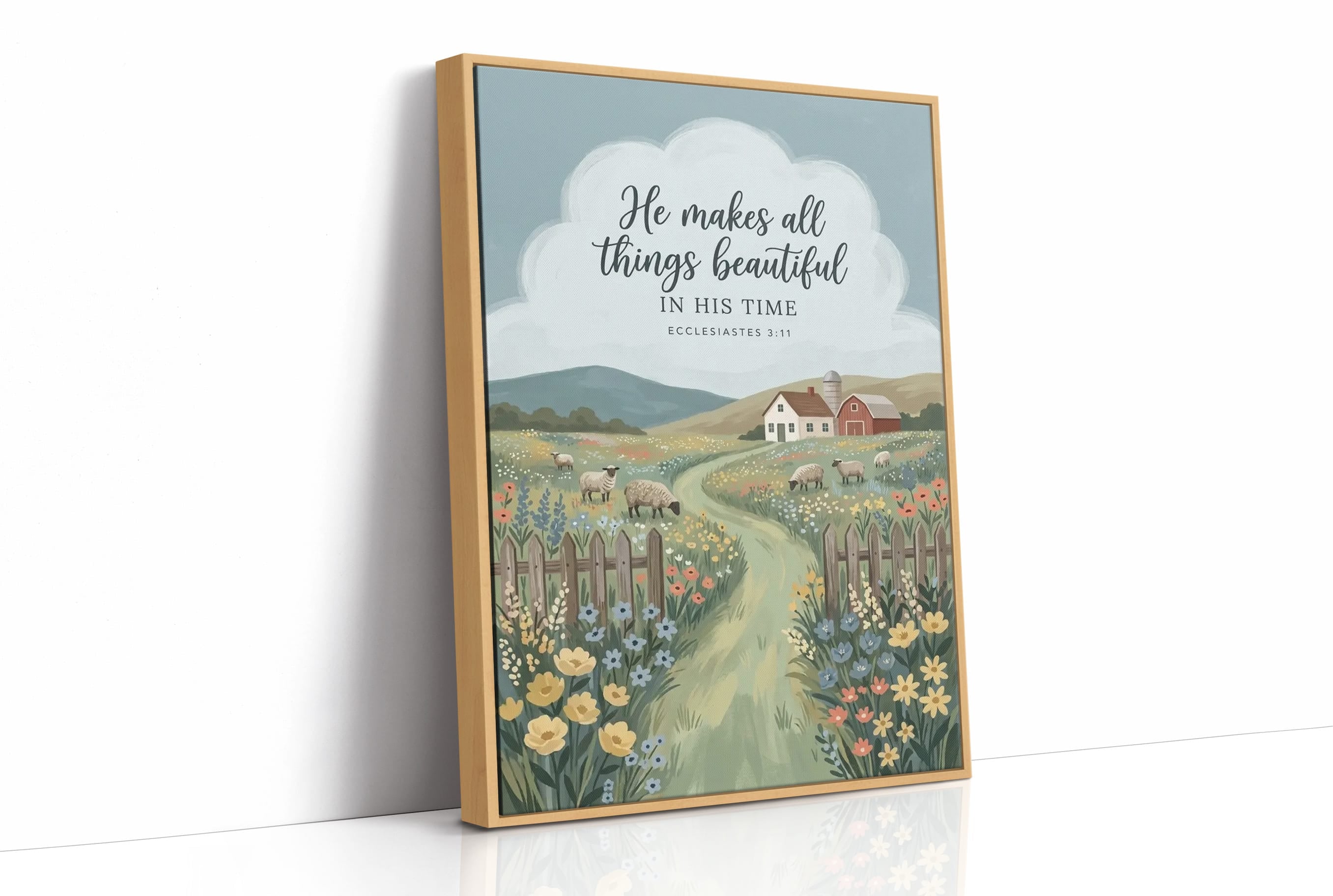 He Makes All Things Beautiful: Sheep Pasture Farmhouse