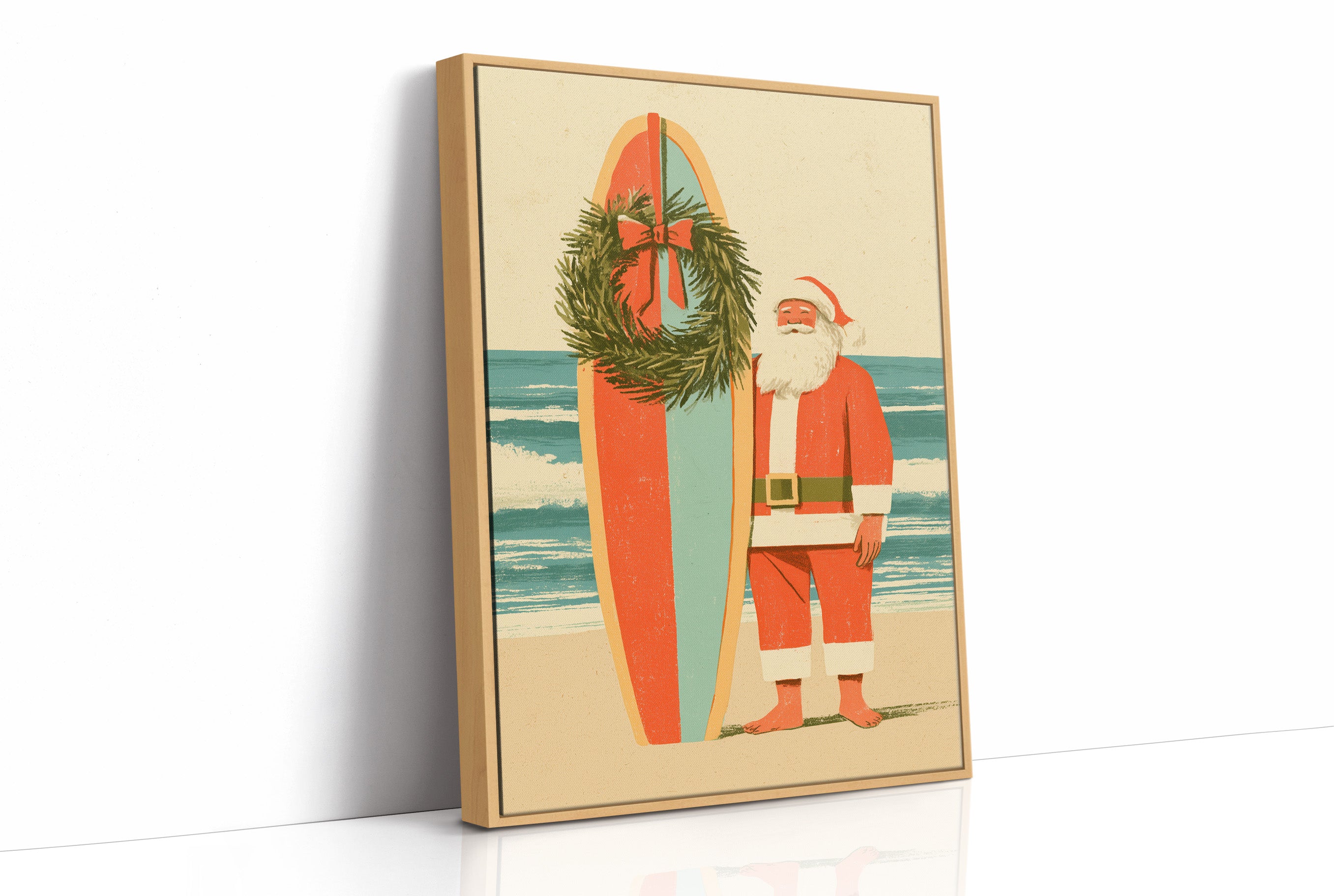 Beach Santa Skips the Sleigh