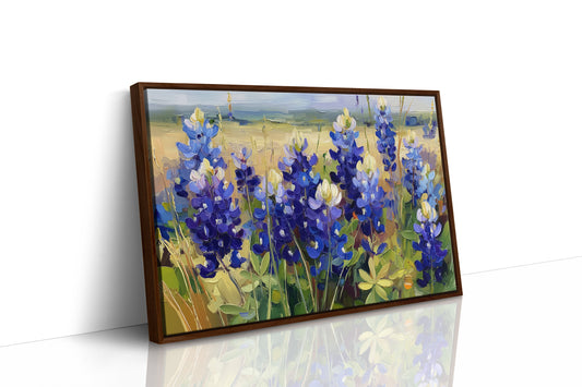 Bluebonnets Dance Under Prairie Light