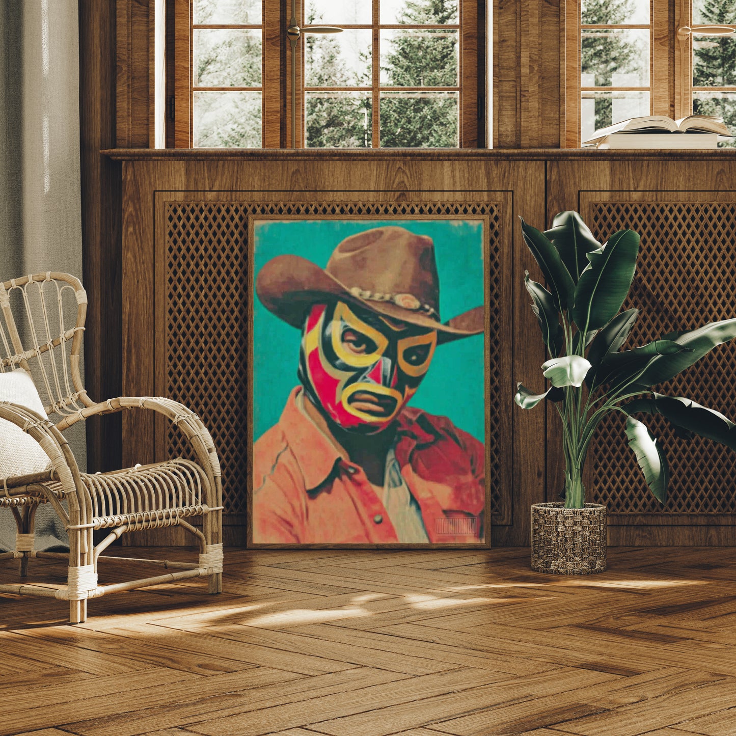 The Masked Cowboy Stands Tall