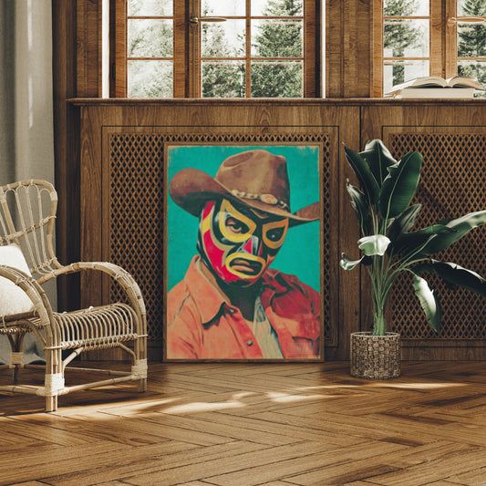The Masked Cowboy Stands Tall