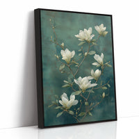 Magnolias Dance In Teal Waters
