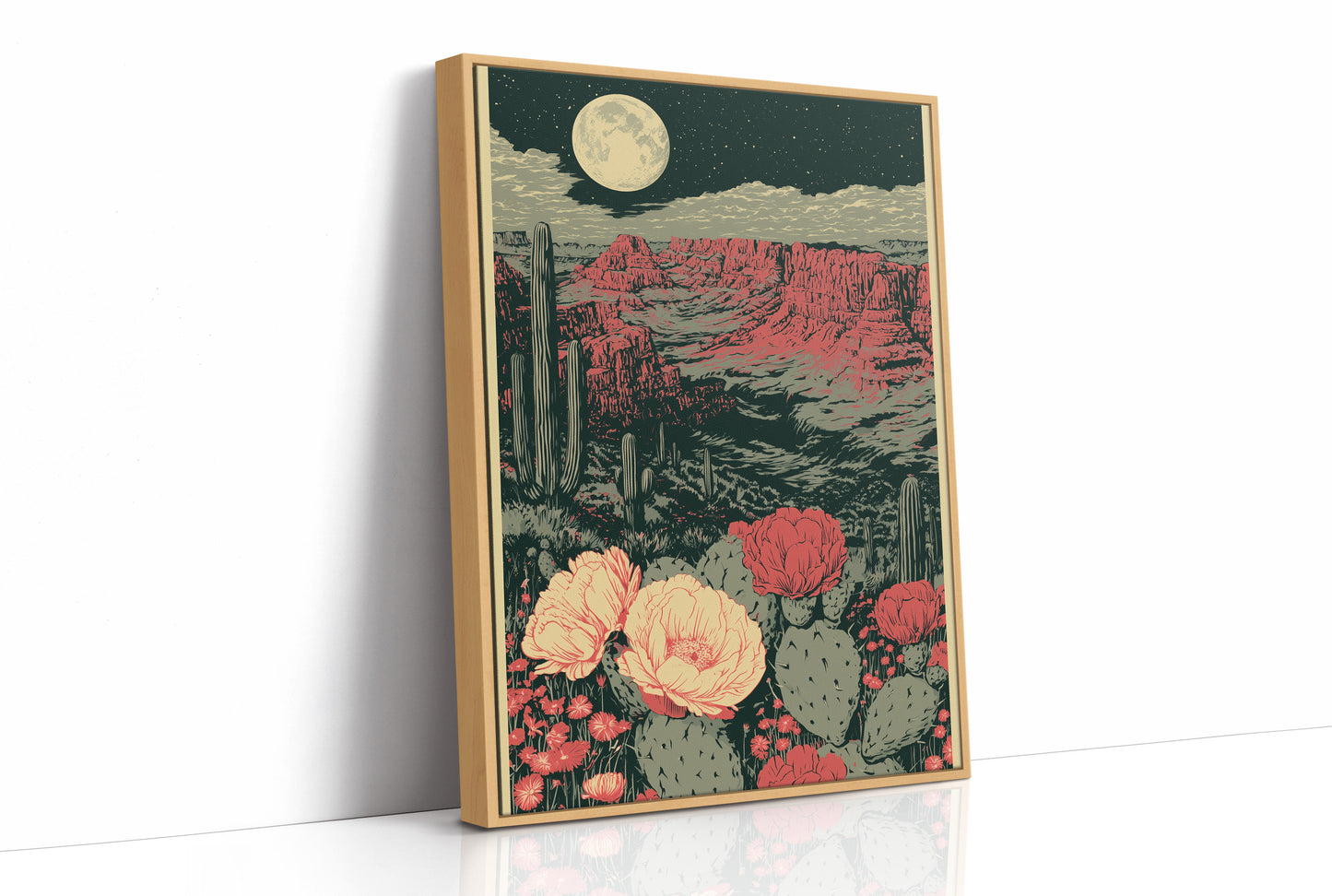 Desert Bloom at Midnight