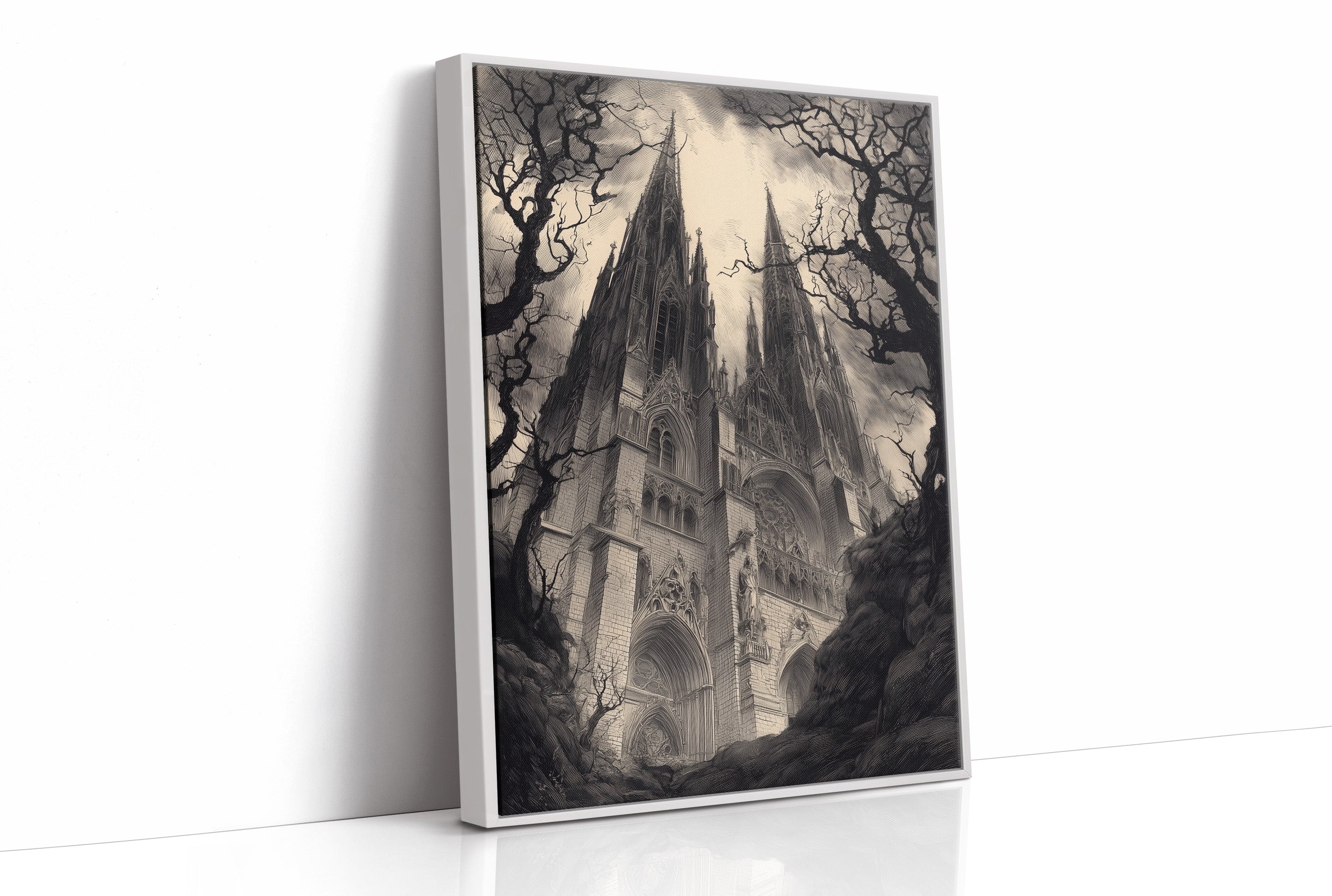 Spires Pierce The Gathering Fog