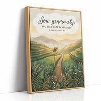 Sow Generously: Terraced Rice Field Path
