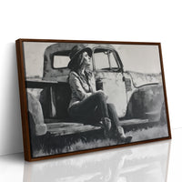 Vintage Soul On Pickup Tailgate