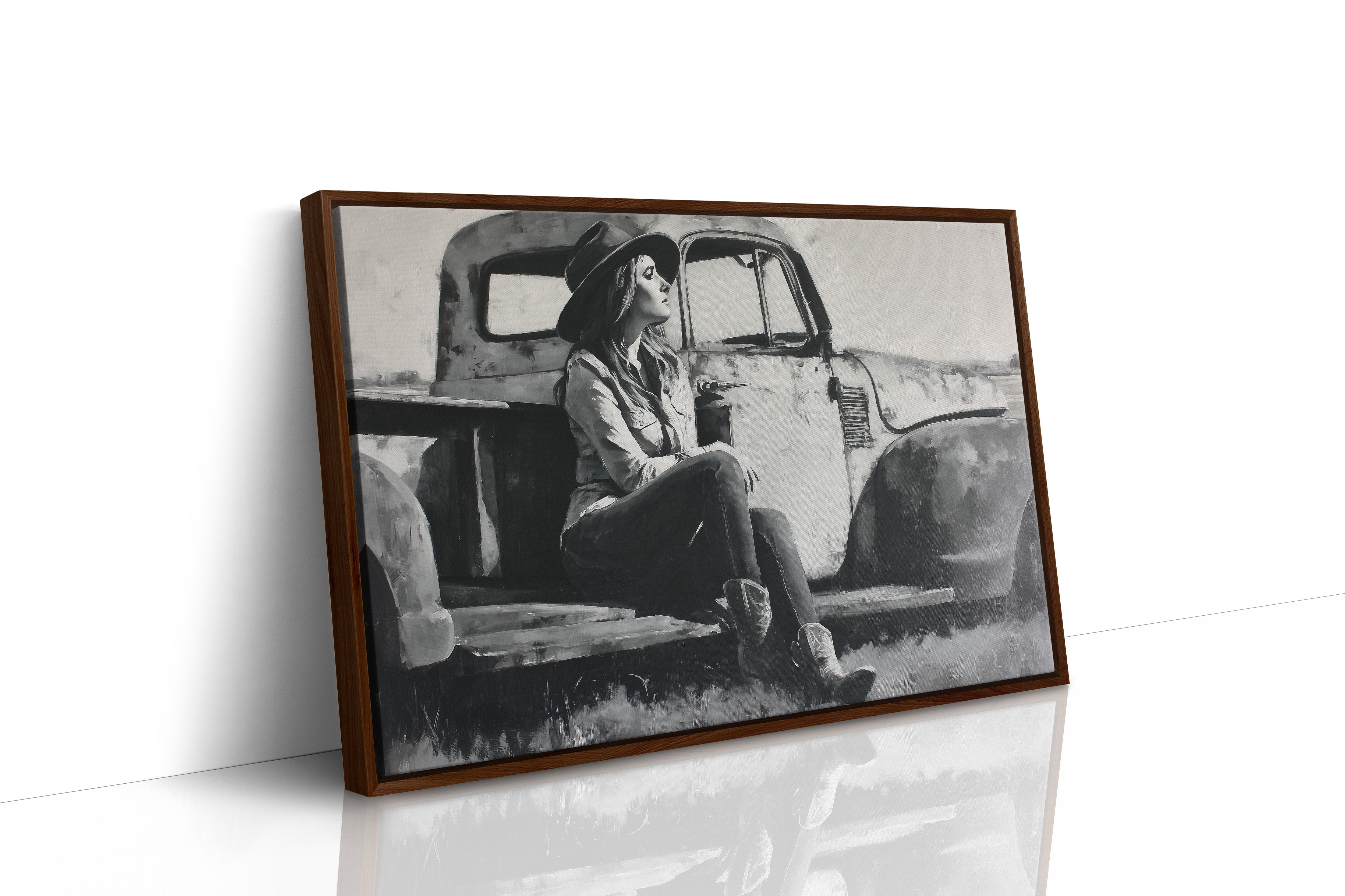 Vintage Soul On Pickup Tailgate