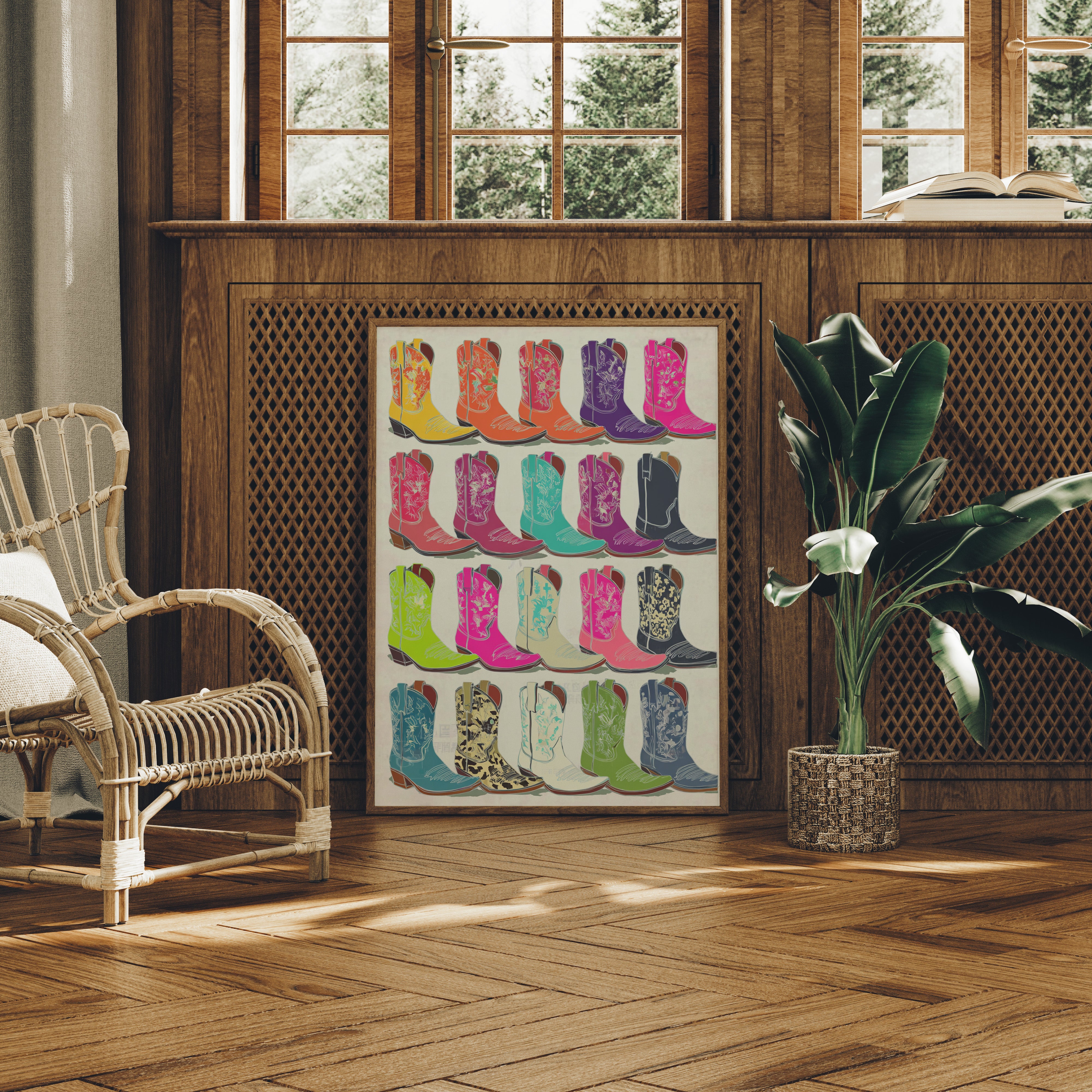 Rainbow Boots Paint Desert Stories