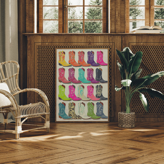 Rainbow Boots Paint Desert Stories