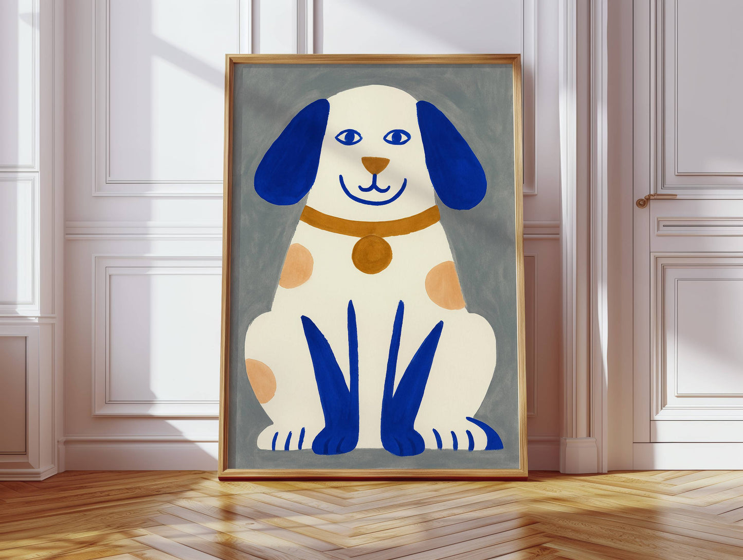 Blue Paws Paint A Happy Tale
